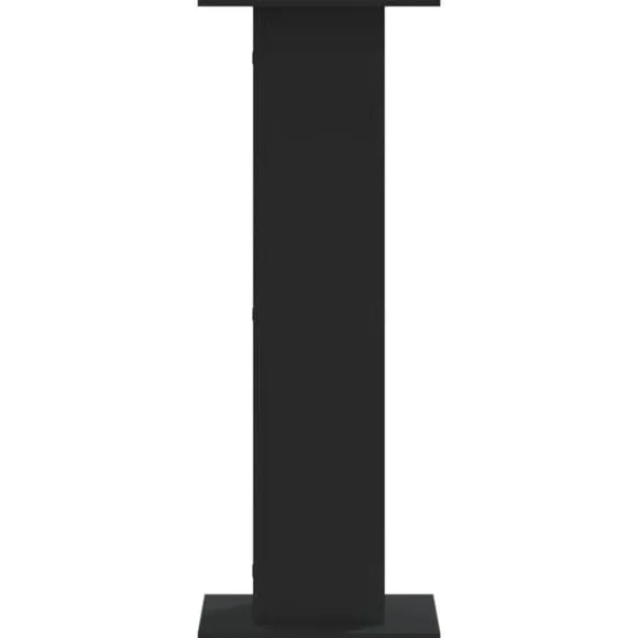 Plantestativer 2 stk. - Slidstærke træstativer til planter | Farve: Sort | Størrelse: 30x30x80 cm