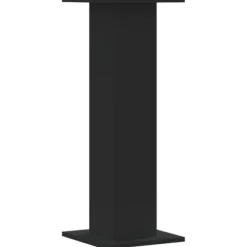 Plantestativer 2 stk. - Slidstærke træstativer til planter | Farve: Sort | Størrelse: 30x30x80 cm