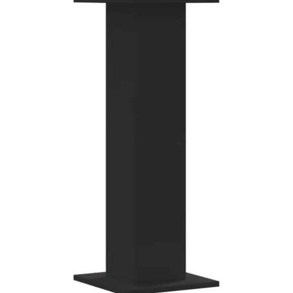 Plantestativer 2 stk. - Slidstærke træstativer til planter | Farve: Sort | Størrelse: 30x30x80 cm