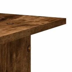 Plantestativer 2 stk. - Slidstærkt konstrueret træ | Størrelse: 30x30x40 cm | Farve: Røget eg