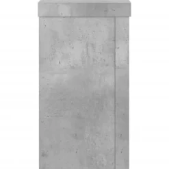 Plantestativer 2 stk. - Slidstærkt konstrueret træ | Farve: Betongrå | Størrelse: 10x10x18 cm