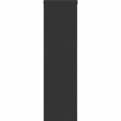Plantestativer 2 stk. - Slidstærkt konstrueret træ | Farve: Sort | Størrelse: 17x17x60 cm