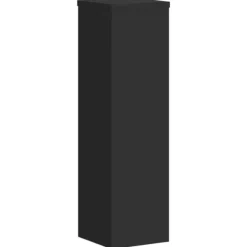 Plantestativer 2 stk. - Slidstærkt konstrueret træ | Farve: Sort | Størrelse: 17x17x60 cm