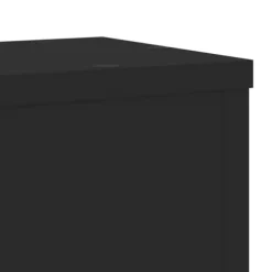 Plantestativer 2 stk. - Slidstærkt konstrueret træ | Farve: Sort | Størrelse: 17x17x60 cm