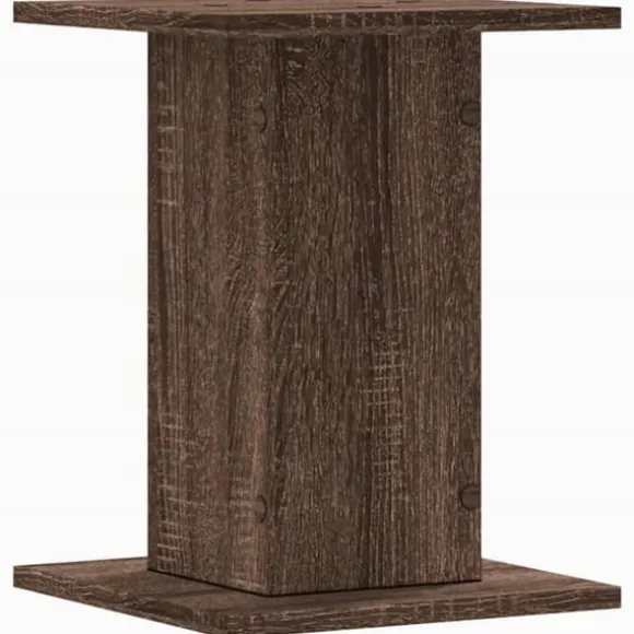 Plantestativer 2 stk. - Slidstærkt konstrueret træ | Størrelse: 30x30x40 cm | Farve: Brun eg
