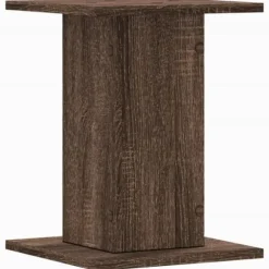 Plantestativer 2 stk. - Slidstærkt konstrueret træ | Størrelse: 30x30x40 cm | Farve: Brun eg