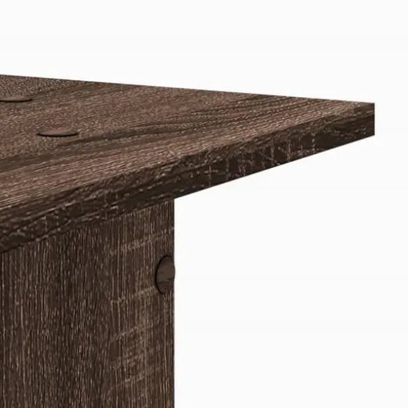Plantestativer 2 stk. - Slidstærkt konstrueret træ | Størrelse: 30x30x40 cm | Farve: Brun eg