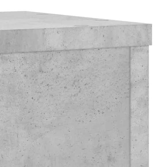 Plantestativer 2 stk. - Stabilt og tidløst design | Størrelse: 25x25x80 cm | Farve: Betongrå