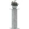 Plantestativer 2 stk. - Stabilt trædesign | Størrelse: 30x30x80 cm | Farve: Betongrå