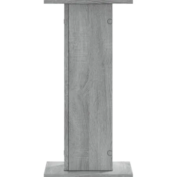 Plantestativer 2 stk. - Stabilt konstrueret træ | Farve: Grå sonoma-eg | Størrelse: 30x30x60 cm
