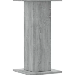 Plantestativer 2 stk. - Stabilt konstrueret træ | Farve: Grå sonoma-eg | Størrelse: 30x30x60 cm