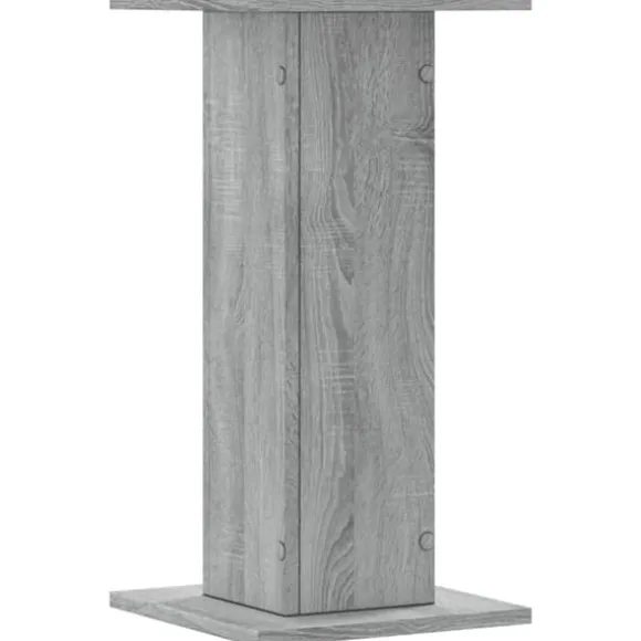Plantestativer 2 stk. - Stabilt konstrueret træ | Farve: Grå sonoma-eg | Størrelse: 30x30x60 cm