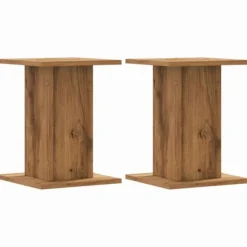 Plantestativer 2 stk. - Stabilt konstrueret træ | Farve: Egetræsfarve | Størrelse: 30x30x40 cm
