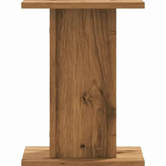 Plantestativer 2 stk. - Stabilt konstrueret træ | Farve: Egetræsfarve | Størrelse: 30x30x40 cm