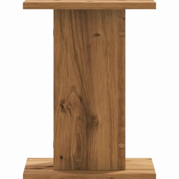 Plantestativer 2 stk. - Stabilt konstrueret træ | Farve: Egetræsfarve | Størrelse: 30x30x40 cm