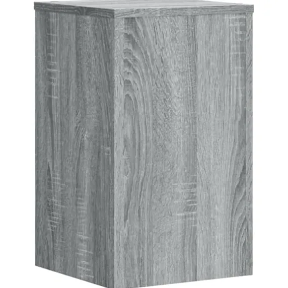 Plantestativer 2 stk. - Stabilt konstrueret træ | Farve: Grå Sonoma-eg | Størrelse: 30x30x50 cm