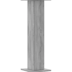 Plantestativer 2 stk. - Stabilt konstrueret træ | Farve: Grå Sonoma-eg | Størrelse: 30x30x95 cm