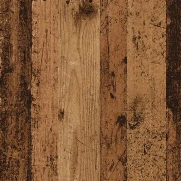 Plantestativer 2 stk. i antikt træ - Slidstærk og stabil | Størrelse: 30x30x60 cm