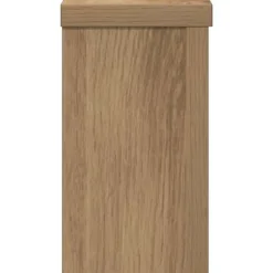 Plantestativer 2 stk. i konstrueret træ - Høj kvalitet | Størrelse: 10x10x18 cm | Farve: Egetræsfarvet