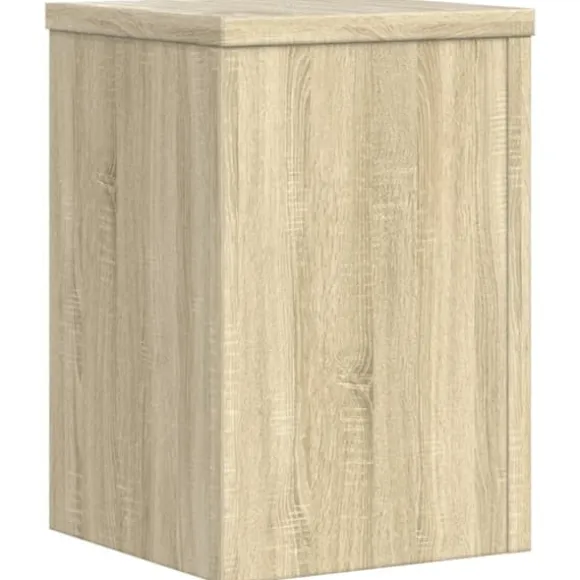 Plantestativer 2 stk. i konstrueret træ - Slidstærkt & stabilt | Størrelse: 20x20x30 cm | Farve: Sonoma-eg