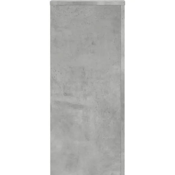 Plantestativer 2 stk. i konstrueret træ - Slidstærk design | Størrelse: 30x30x70 cm | Farve: Betongrå