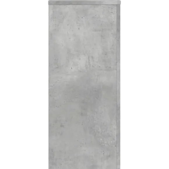 Plantestativer 2 stk. i konstrueret træ - Slidstærk design | Størrelse: 30x30x70 cm | Farve: Betongrå