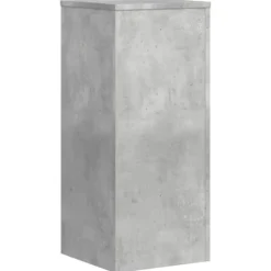 Plantestativer 2 stk. i konstrueret træ - Slidstærk design | Størrelse: 30x30x70 cm | Farve: Betongrå