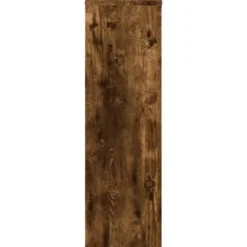 Plantestativer 2 stk. i konstrueret træ - Tidløst design | Størrelse: 25x25x80 cm | Farve: Røget eg