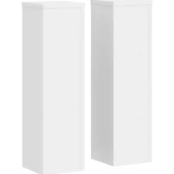 Plantestativer 2 stk. i konstrueret træ - Stabil og minimalistisk | Størrelse: 17x17x60 cm