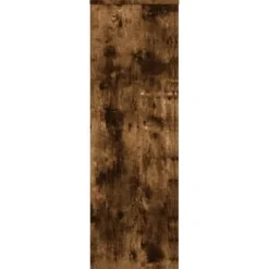 Plantestativer 2 stk. i konstrueret træ - Modern design | Størrelse: 33x33x100 cm | Farve: Røget eg