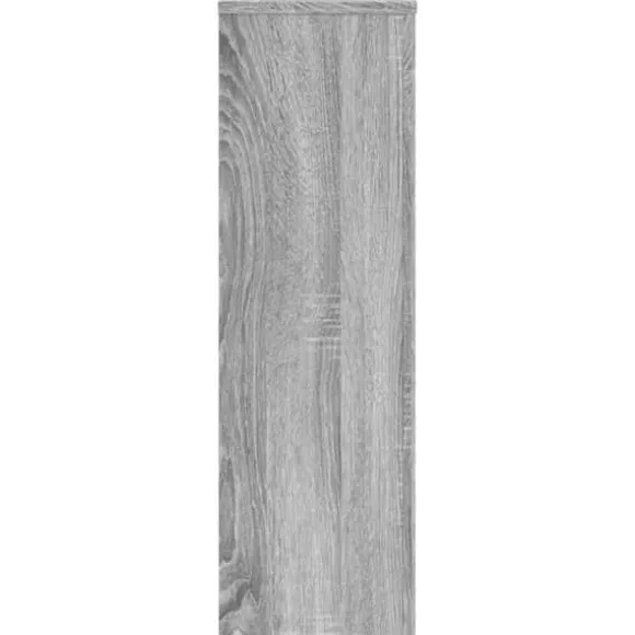 Plantestativer 2 stk. til indendørs brug - Stabilt konstrueret træ | Farve: Grå sonoma-eg | Størrelse: 25x25x80 cm