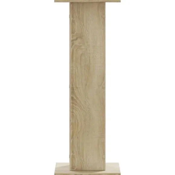 Plantestativer i 2-pak - Hule træstativ | Størrelse: 30x30x80 cm | Farve: Sonoma-eg