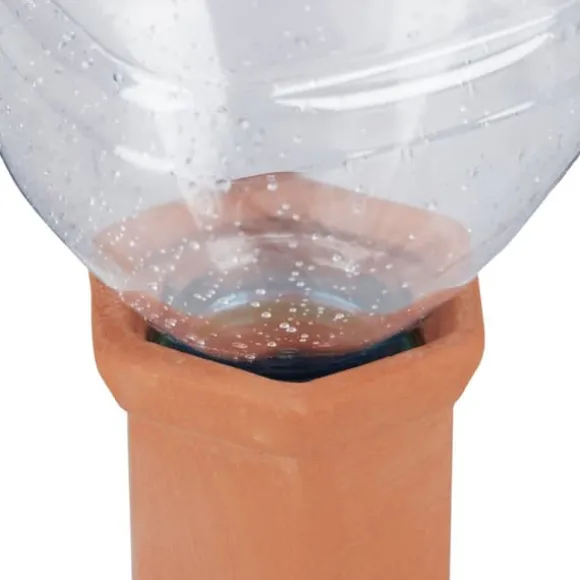 Plantevandingsdispenser sæt, 17x5,5x5 cm, terrakotta