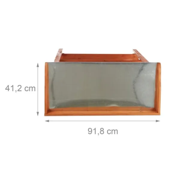 Plantningsbord, 87.5x91.8x41.5 cm, Orange