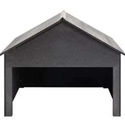 Plæneklipperskur 80x80x70 cm WPC grå - Skur Til Plæneklipper - Skure Til Plæneklippere - Home & Living