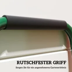 Plænelufter 30 cm manuel med skridsikkert håndtag, jordlufter/vertikalskærer til have