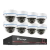 POE NVR CCTV-system, 5MP indendørs dome audio IP-kamera, fjernvideo sikkerhed., , None, 8CH NVR and 8 Camera