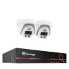 POE Sikkerhedskamera System, 4K Opløsning, Ansigtsgenkendelse, , 3T（户外运动）, 8CH 2pcs 8MP Camera