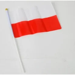 Polens hvide og røde flag 12 stk. 15,5 x 21,3 cm | 0011