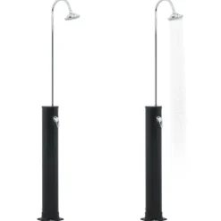 Pool & spa – tilbehør - Living soldrevet bruser 214 cm 20 l sort