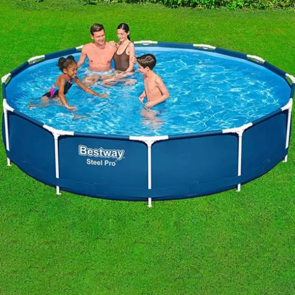 Pool Aftageligt Bestway 366 x 76 cm 366 x 366 x 76 cm