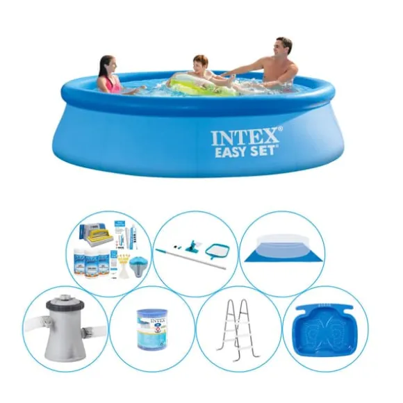 Pool bundt - 8 stk - Intex Easy Set Rund 305x76 cm