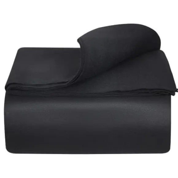 Pool Liner Underlag, Oval, 457x914 cm, Sort, Geotekstil Materiale