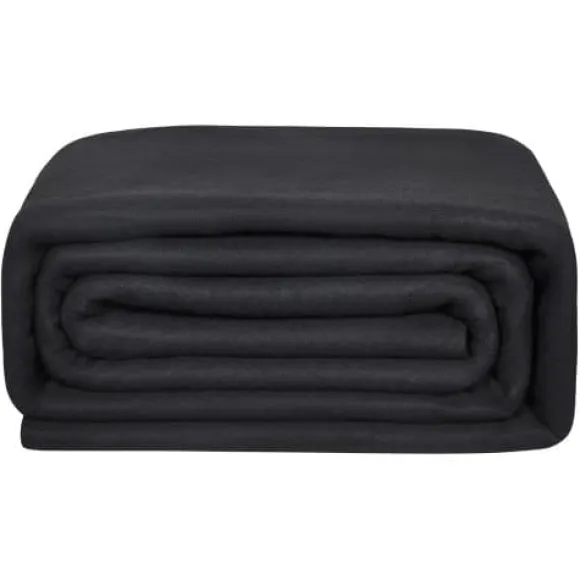 Pool Liner Underlag, Oval, 457x914 cm, Sort, Geotekstil Materiale
