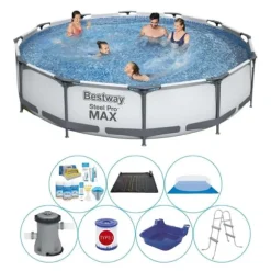 Pool med tilbehør - Bestway Steel Pro MAX 366x76 cm