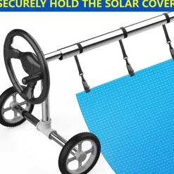 Pool Solar Cover Reel Fastgørelsessæt med stropper 6-pack