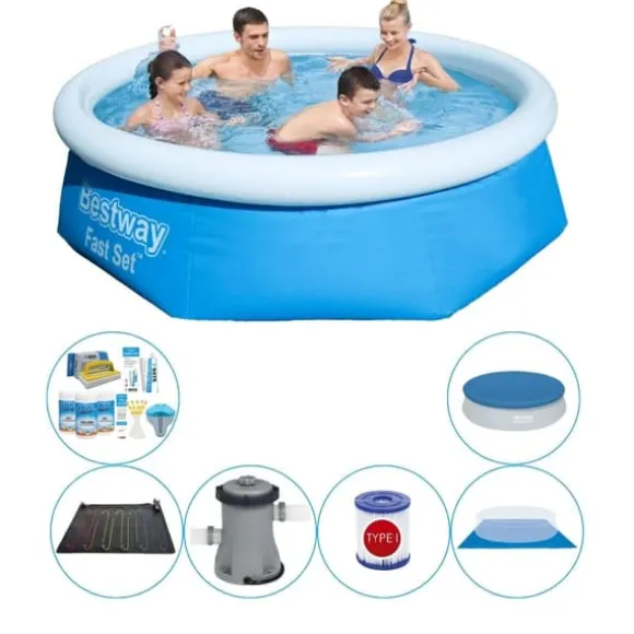 Pool tilbud - Bestway Fast Set Rundt 244x66 cm