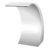 Pool vandfald fontæne - Spillway-kaskade - 30×60 cm - 5,08 cm indvendigt gevind - Metal - Sølv