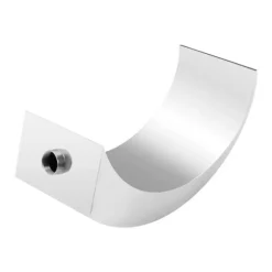 Pool vandfald fontæne - Spillway-kaskade - 30×60 cm - 5,08 cm indvendigt gevind - Metal - Sølv