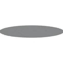 Poolovertræk - Living poolunderlag Ø366 cm polyester-geotekstil lysegrå